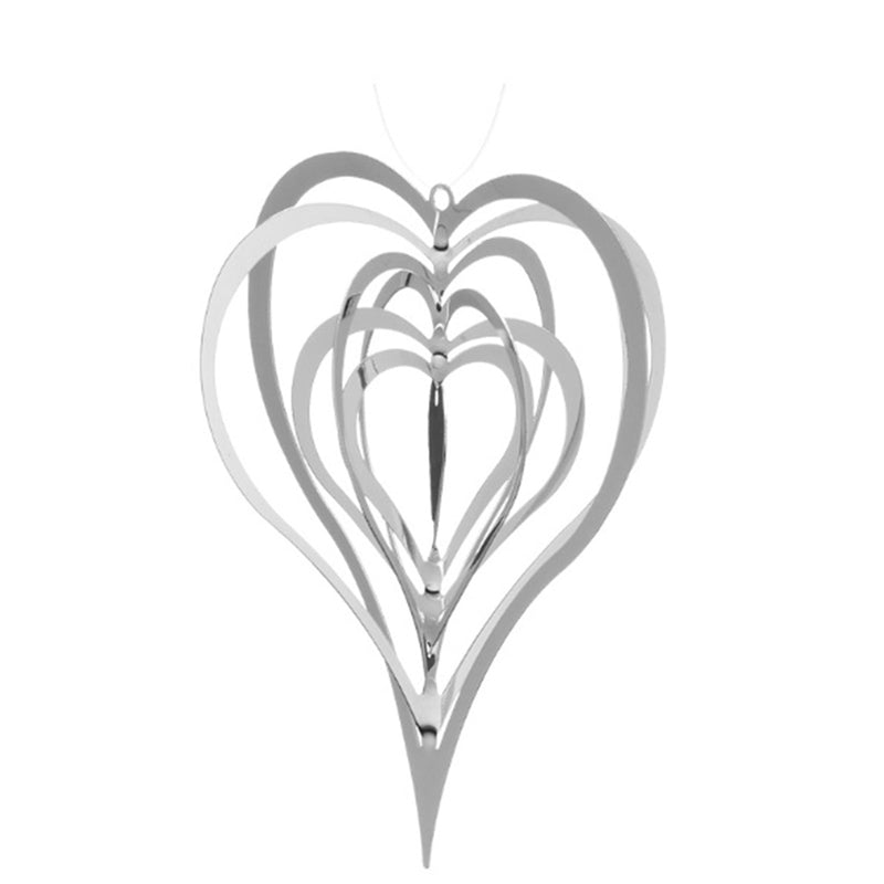 Christbaumschmuck 3D SILBER Variation