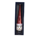 Weihnachtsbaumspitze aus Glas 31cm " Santa / Schneemann "